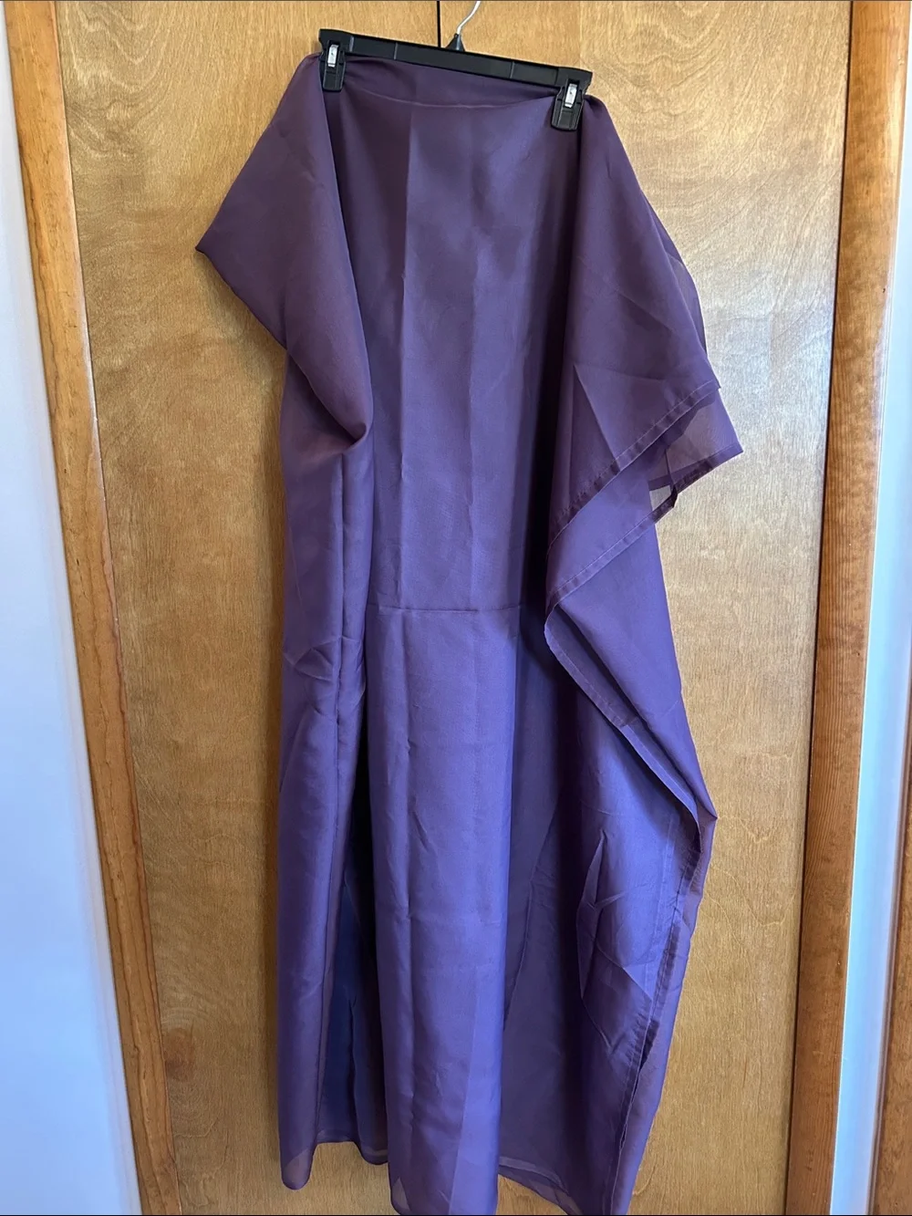 Purple Sheer Window Scarf